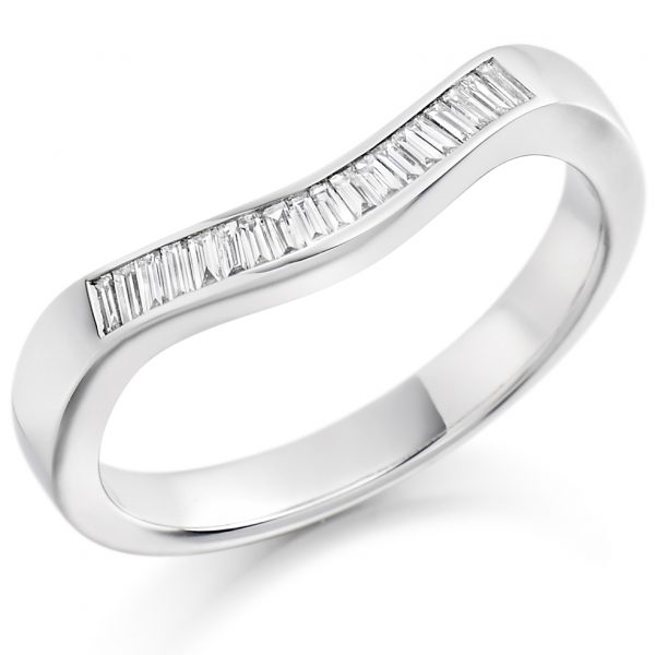 9 carat white gold diamond eternity ring