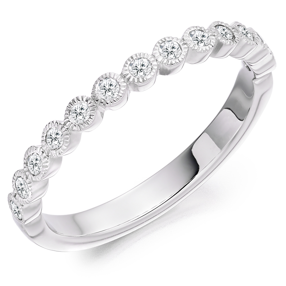 9ct white gold deals diamond eternity ring