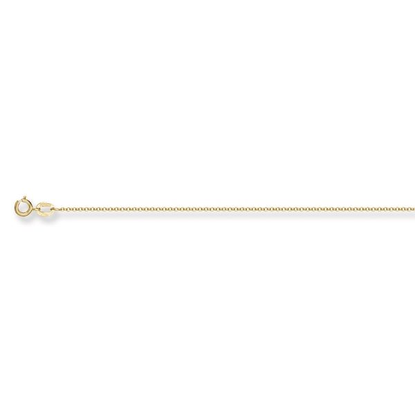 9 Carat Yellow Gold Micro Belcher Chain