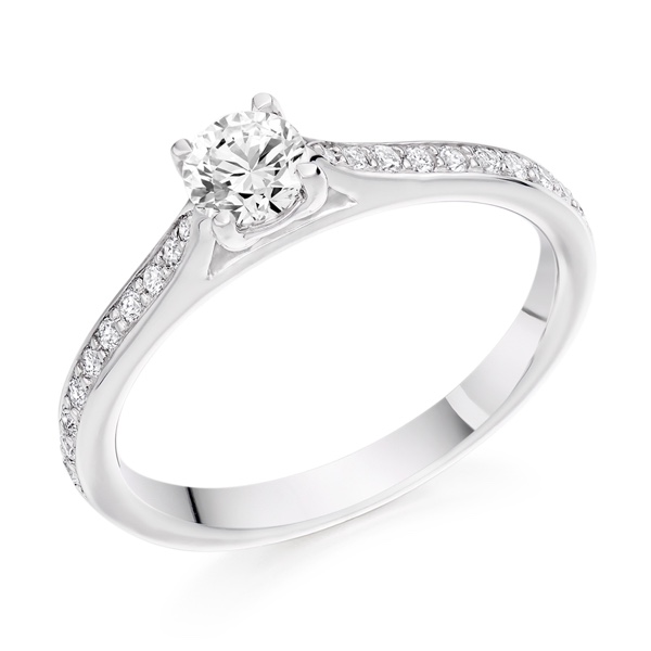 Forevermark Icon Setting Oval Engagement Ring With Diamond Band – Michaels  Jewelers