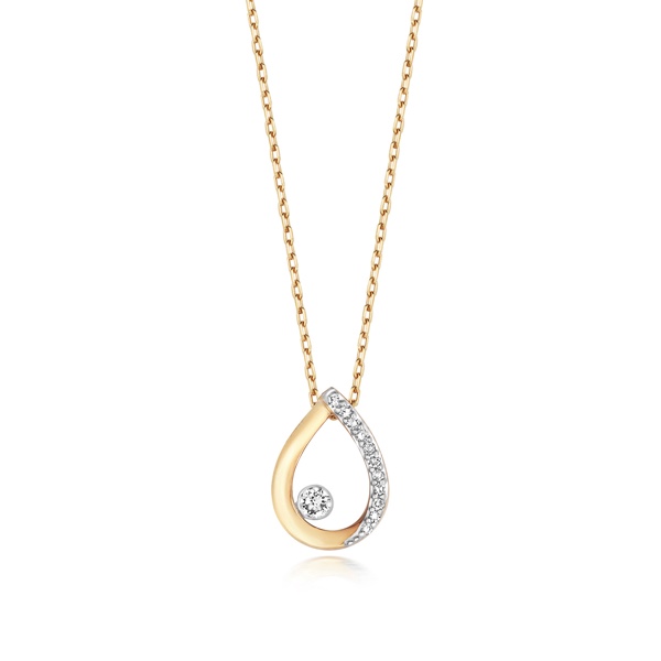 Aurora Illusion Medium Pear Pendant Illusion Necklace | Designer Fine  Jewelry by Sara Weinstock