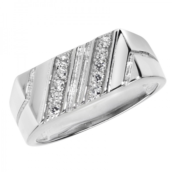 Silver dress rings deals
