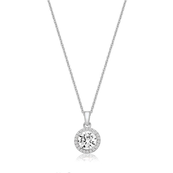 Silver Cubic Zirconia Pendant