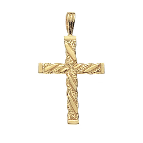 9 carat gold fancy cross