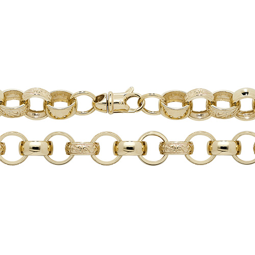 Heart Padlock Belcher Bracelet 18ct Gold On Solid Silver Dated 1976 –  Antique Jewellery Online