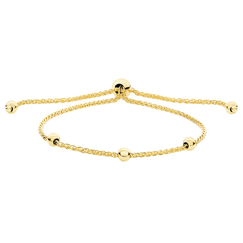 9ct yellow gold ladies bracelet