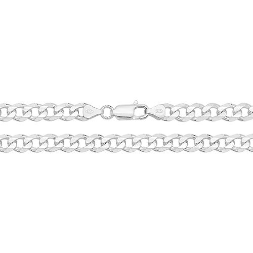 Silver Curb Chain