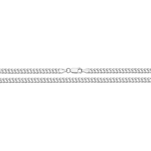 sterling silver double curb bracelet
