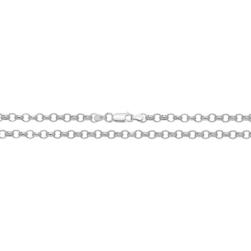 sterling silver round belcher chain