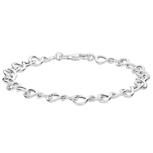 sterling silver infinity bracelet