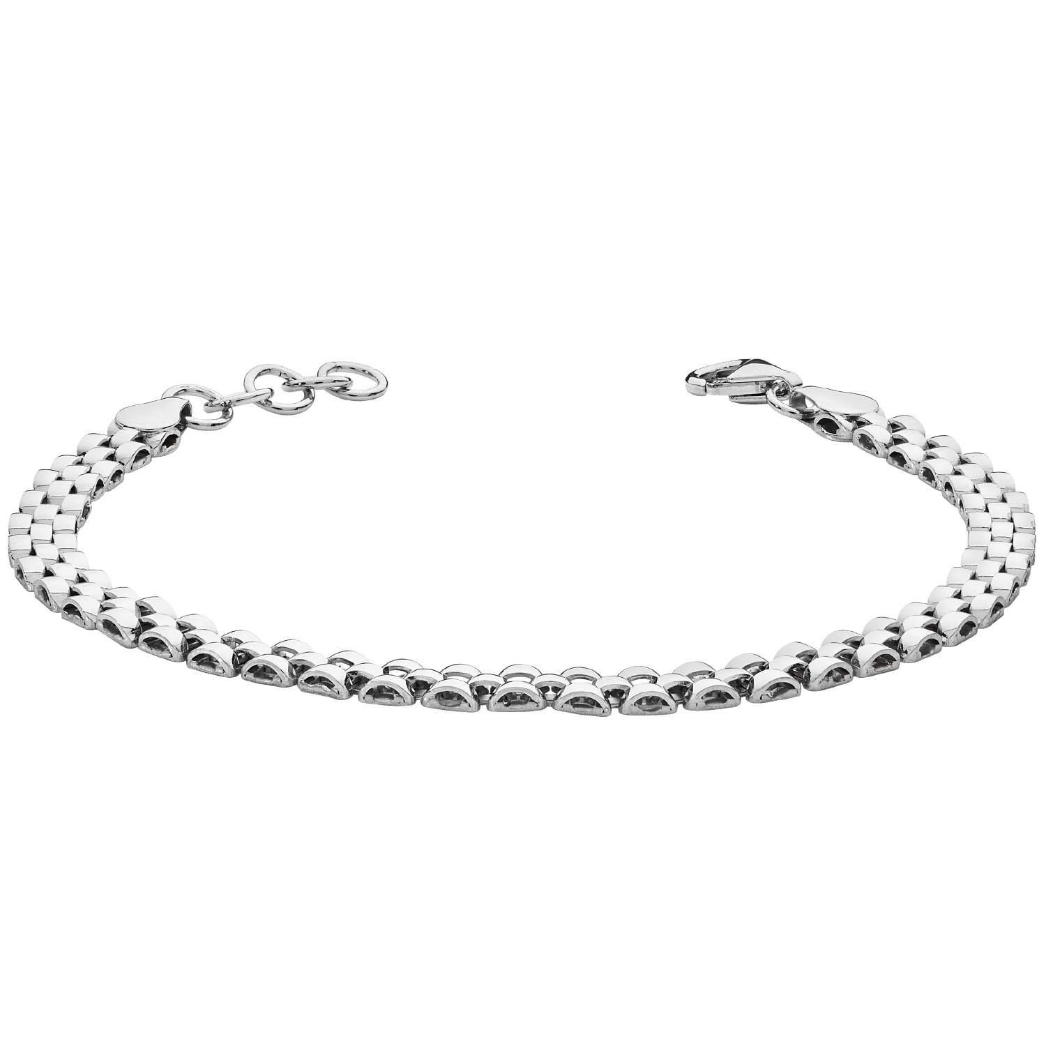 Sterling Silver Watch Link Bracelet Northumberland Goldsmiths