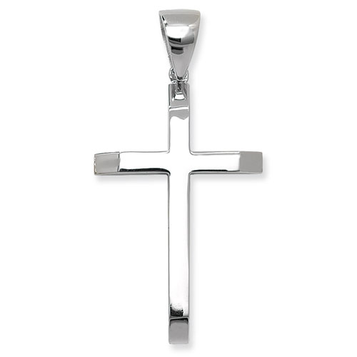 sterling silver traditional cross pendant
