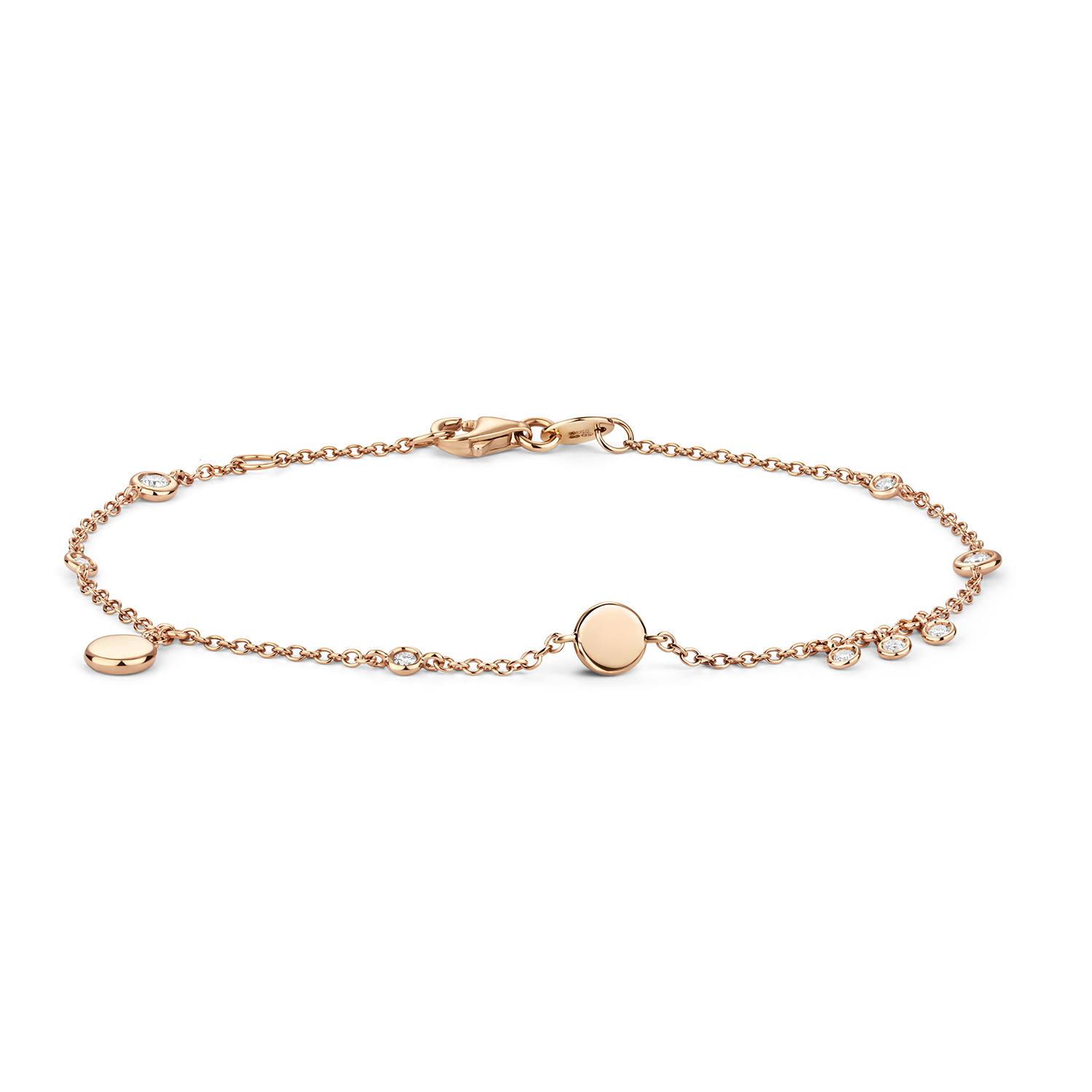 Goldsmiths rose gold bracelet on sale