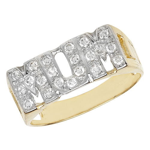 9ct gold mum ring