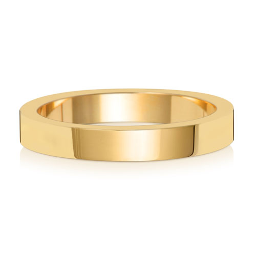 3mm Flat Wedding Band