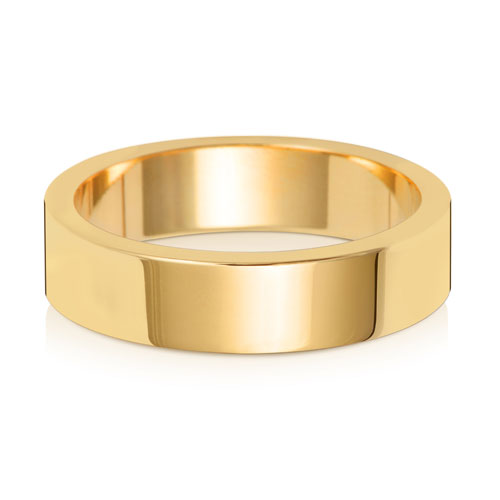 5mm Flat Wedding Band