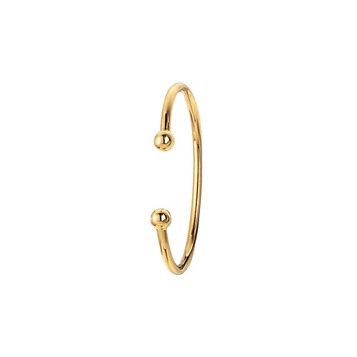 9 carat gold torq baby bangle