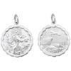silver st christopher large