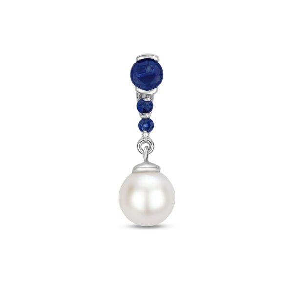 sapphire and pearl pendant