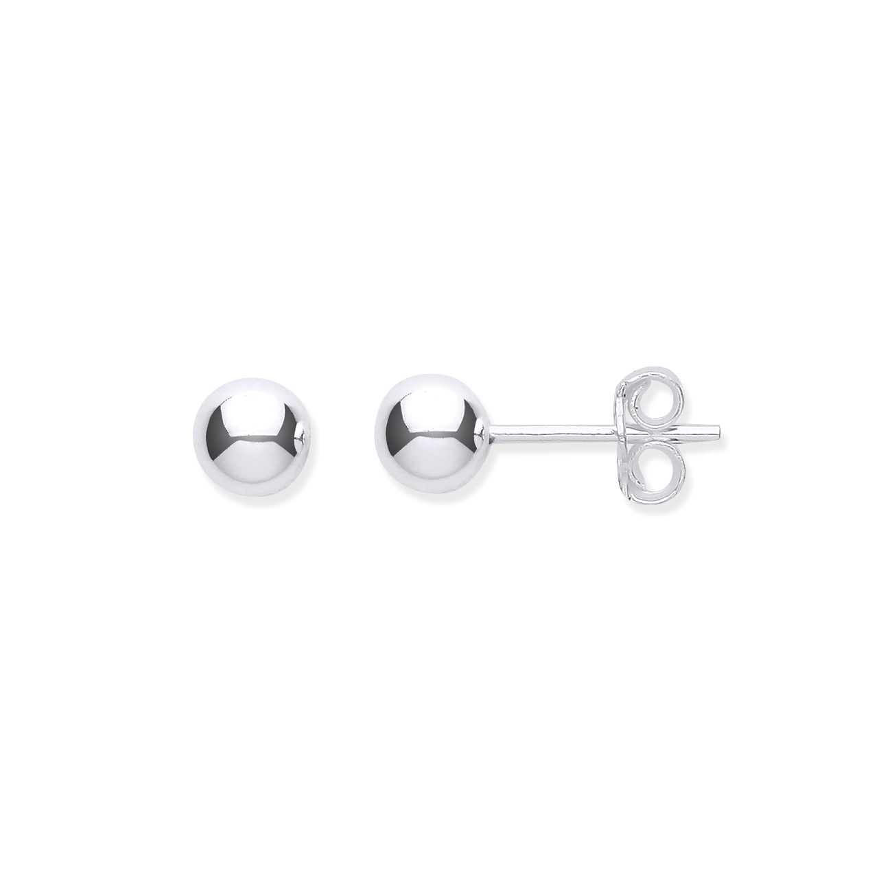 5mm Ball Studs Sterling Silver - Northumberland Goldsmiths