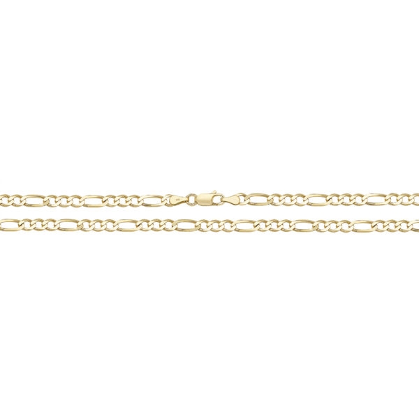 9 carat yellow gold figaro chain