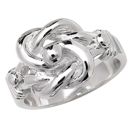 sterling silver knot ring