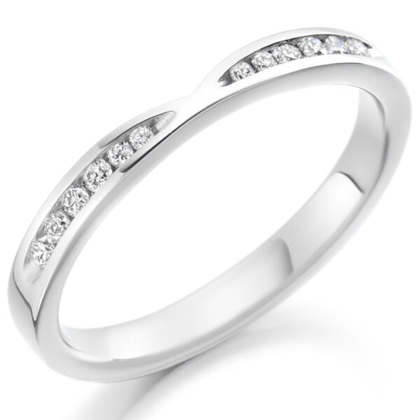 fancy shaped diamond wedding ring