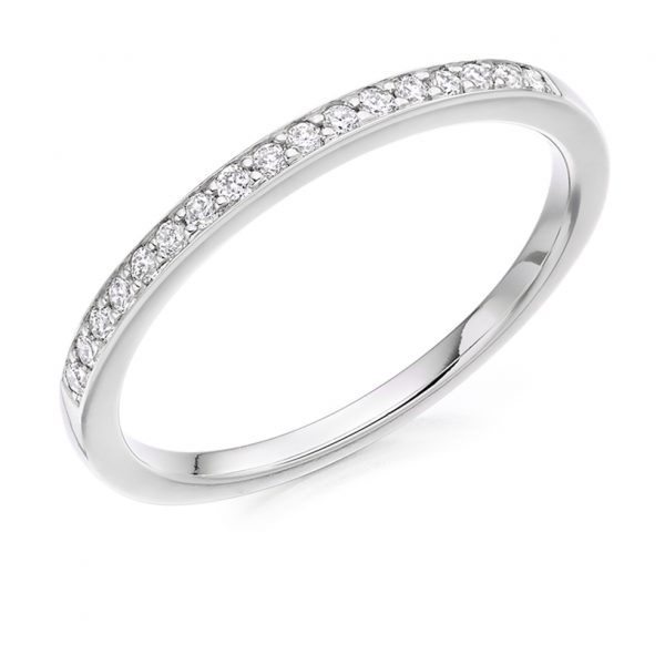 diamond platinum wedding ring