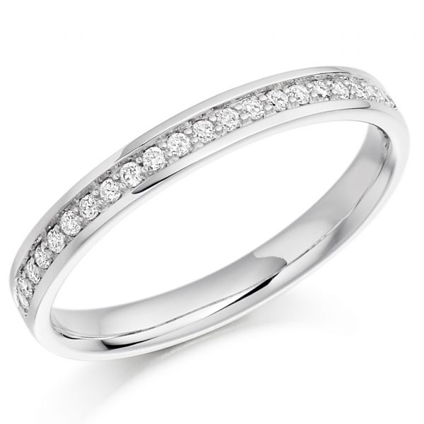 18 carat white gold diamond eternity ring