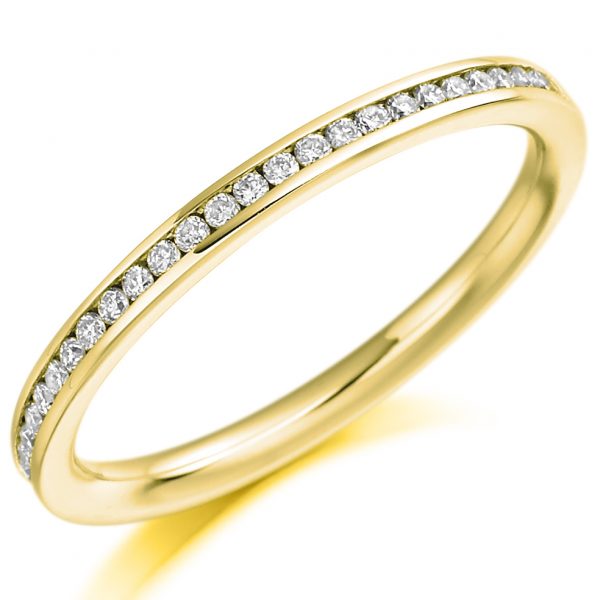 18 carat gold diamond eternity ring
