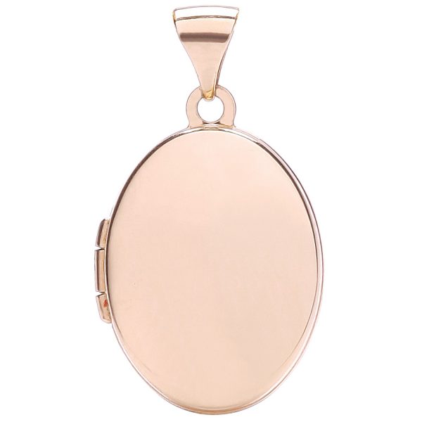 9 carat rose gold locket
