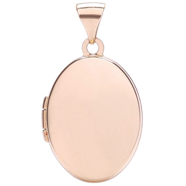 9 carat rose gold locket