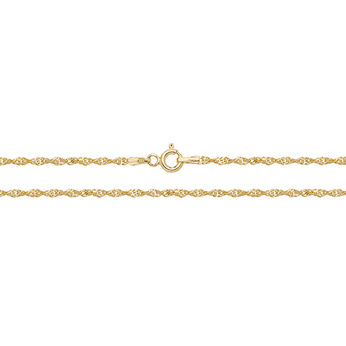 9 carat yellow gold singapore chain anklet