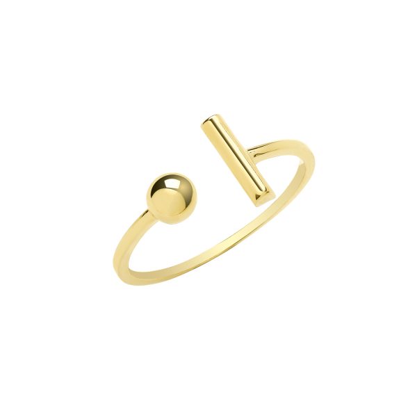 9 carat yellow gold ring