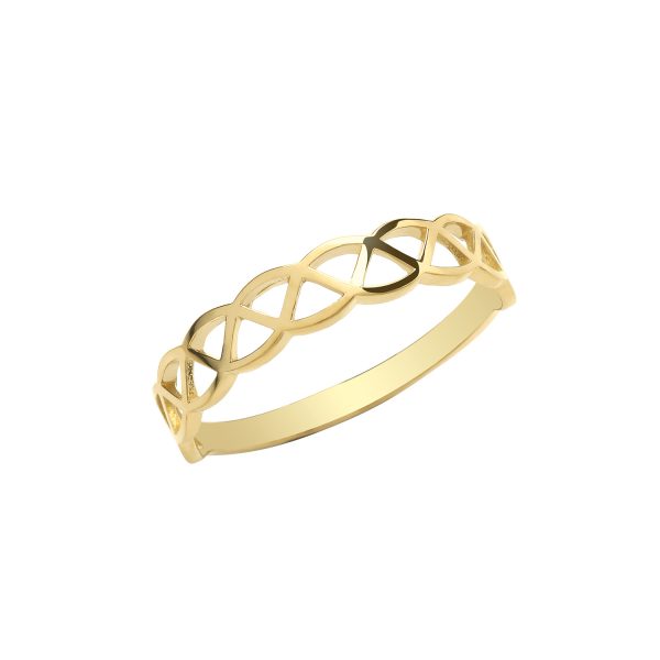 9 carat gold celtic ring
