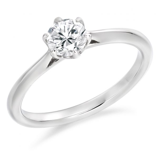 diamond solitaire ring 0.50cts half carat