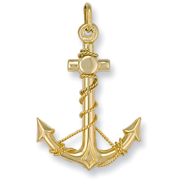 9 carat gold anchor