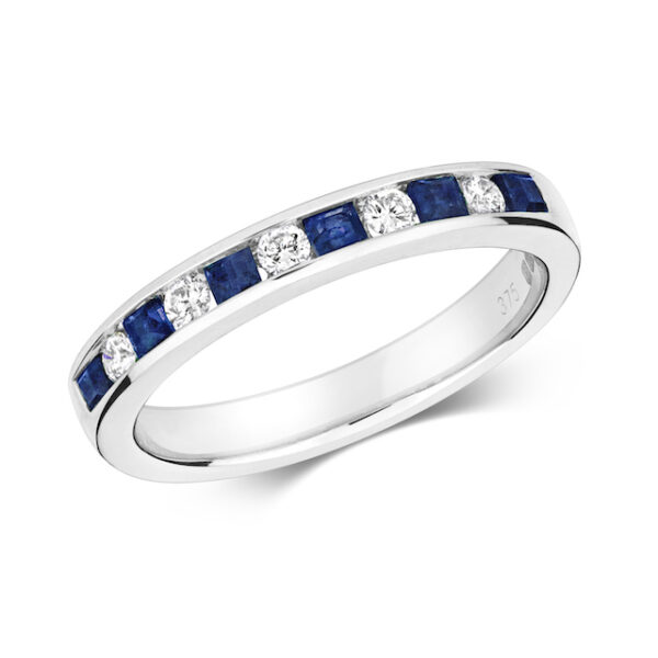 sapphire and diamond ring