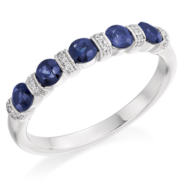 sapphire and diamond ring