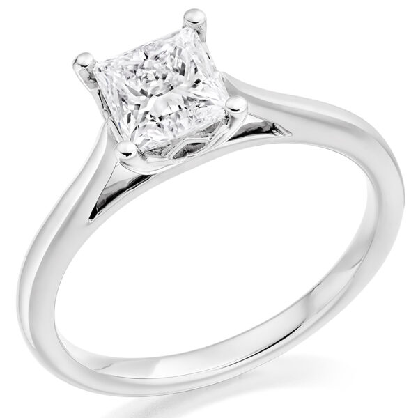 Princess Cut Diamond Solitaire 1 Carat