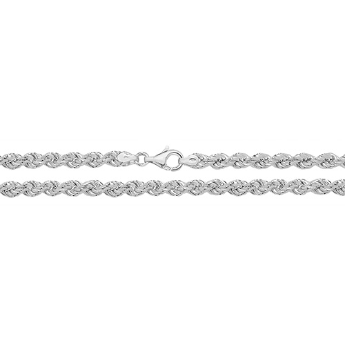 sterling silver rope bracelet