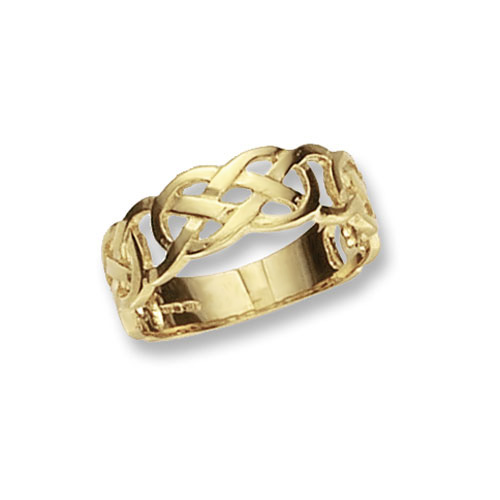 9 carat gold celtic ring