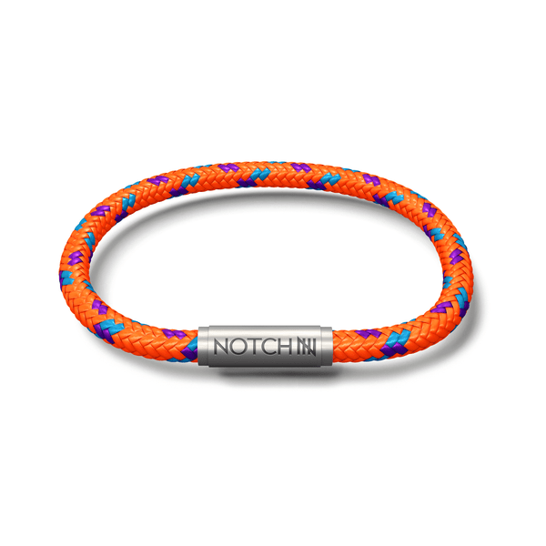 notch tiger orange cord bracelet