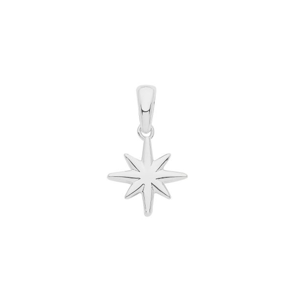 sterling silver star charm pendant