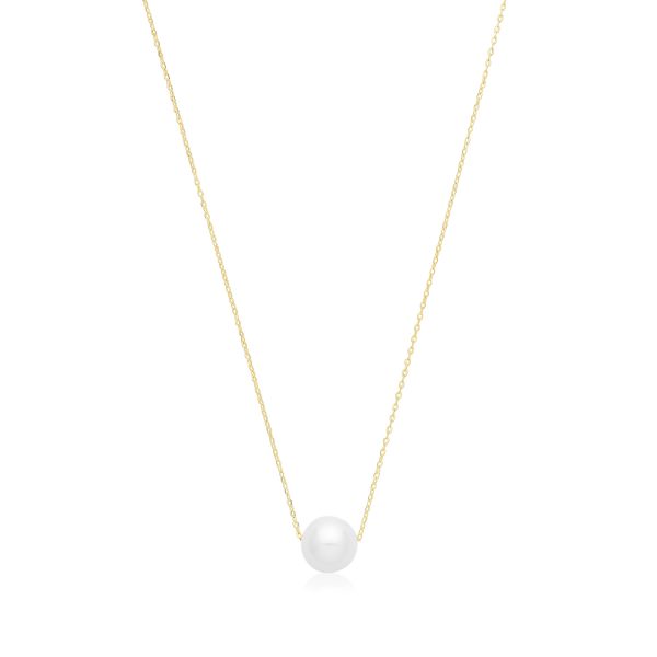 9 carat gold pearl necklace