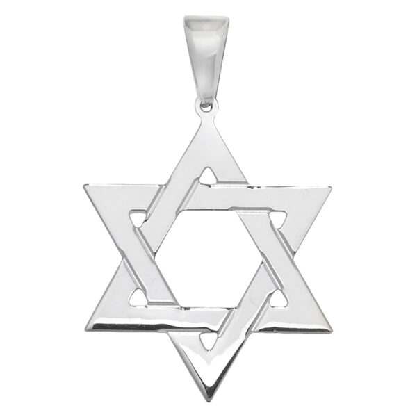 sterling silver star of david pendant