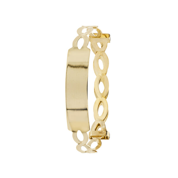 9ct gold baby bangle id