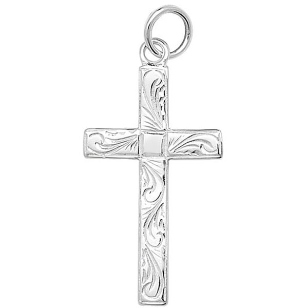 Sterling Silver Fancy Crucifix