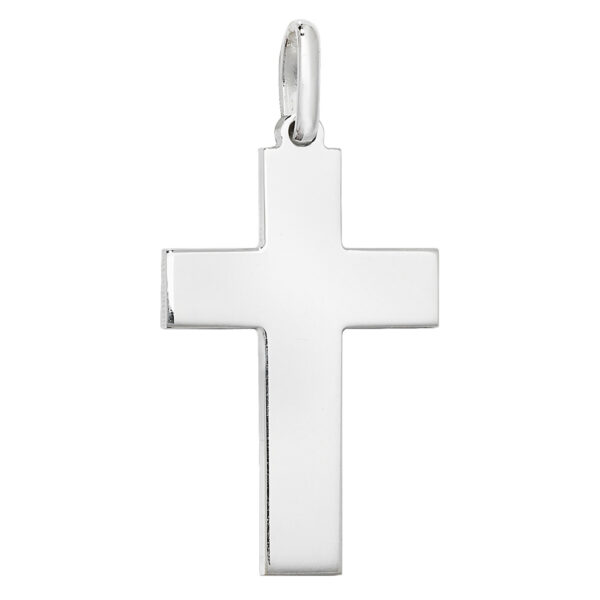 Plain Sterling Silver Cross