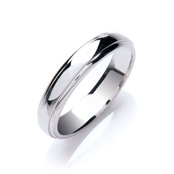 4mm court wedding ring